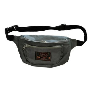 Track XY 3 Paris London NY Gray Vintage Fanny Pack